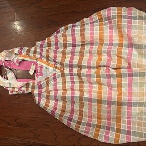 Anthropologie Multicolor Plaid Midi Dress